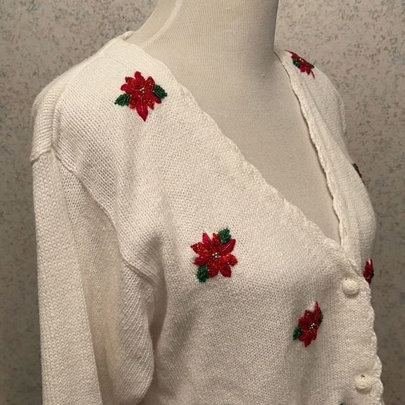 Vintage Holiday Christmas Sweater - Picture 6 of 7